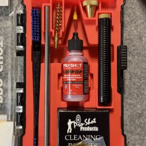 PRO-SHOT - 22-.45 Cal. (Black Pro-Tuff Coated) Multi-Cal Premium Pistol Box Kit